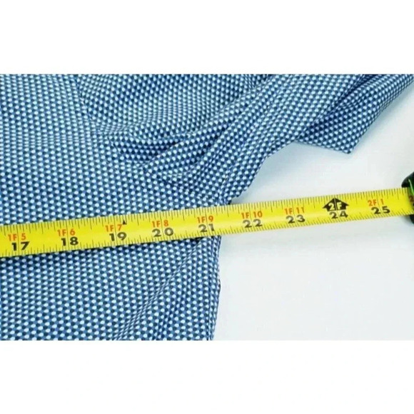Calvin Klein Medium 15-15.5 slim Fit Spread Collar 4 Way Stretch Mini Polka Dots - Picture 2 of 11
